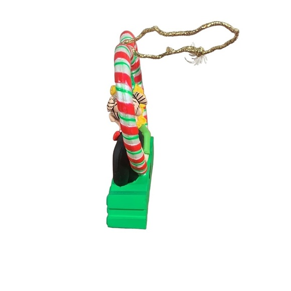 Vintage 1999 - Heirloom Collection Blonde Smooch Christmas Holiday Ornament - Picture 3 of 12